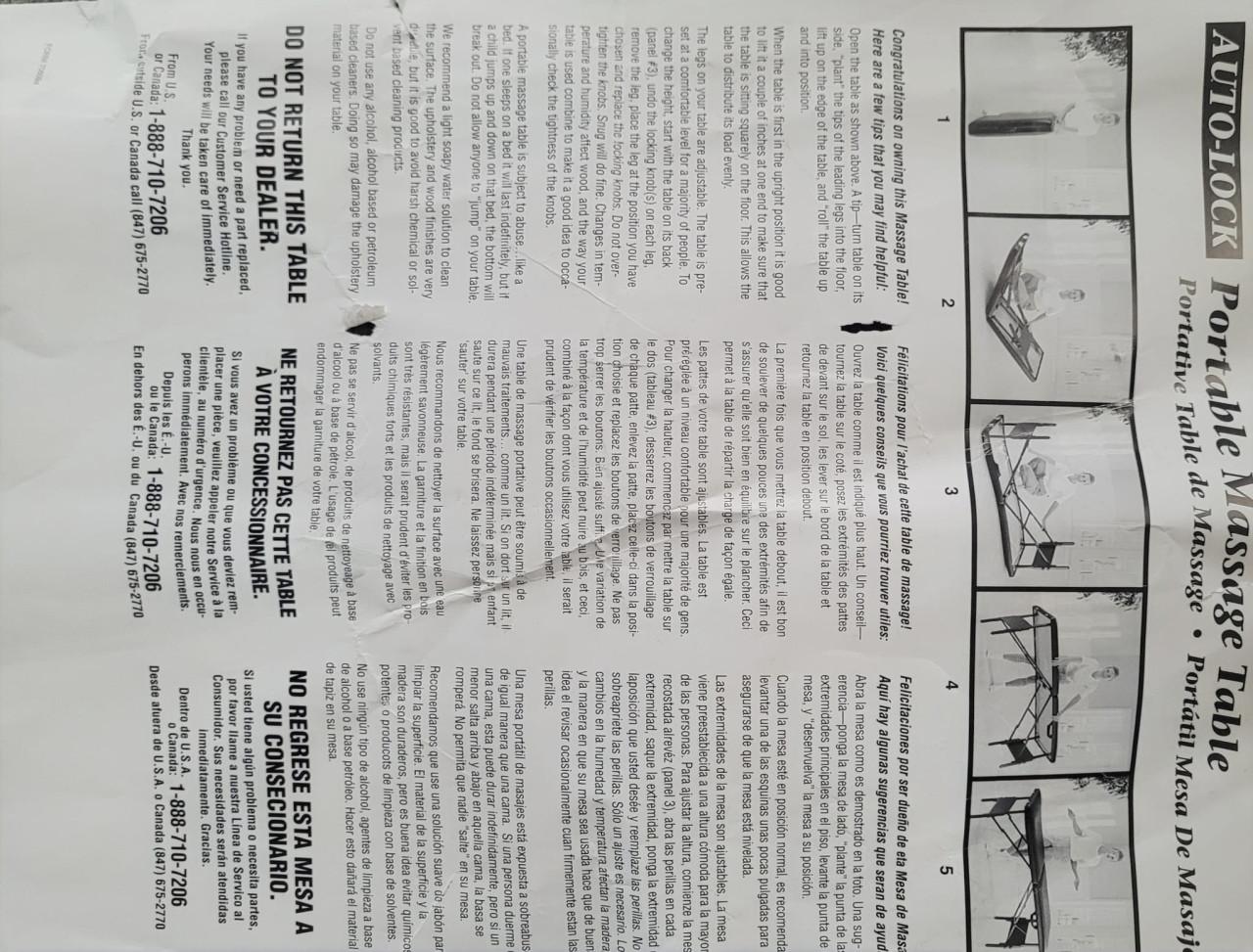 Prachtig Massage tafel - Master Solerno