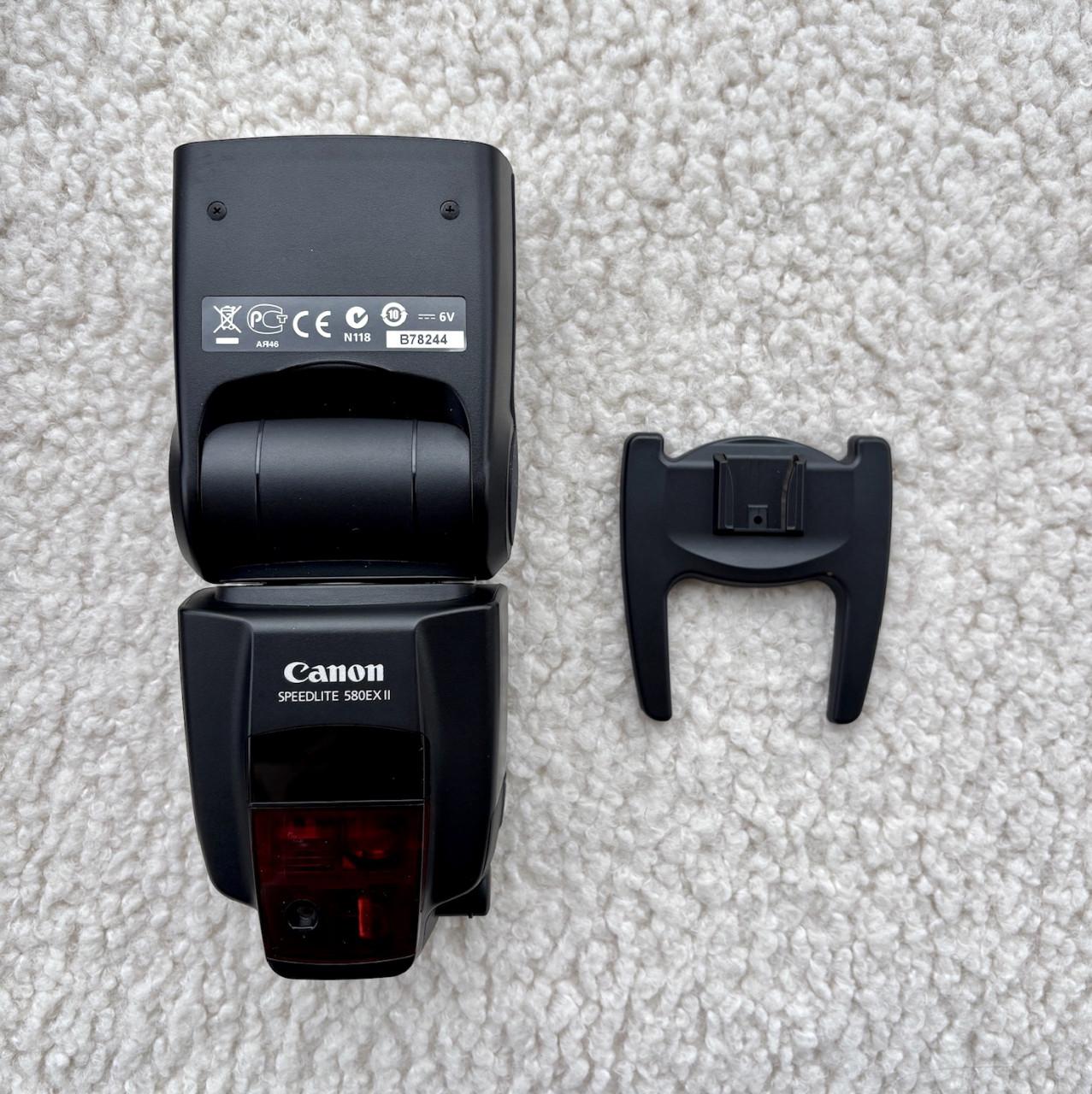 Canon Speedlite 580EX II — nieuwstaat + extra opzet diffuser