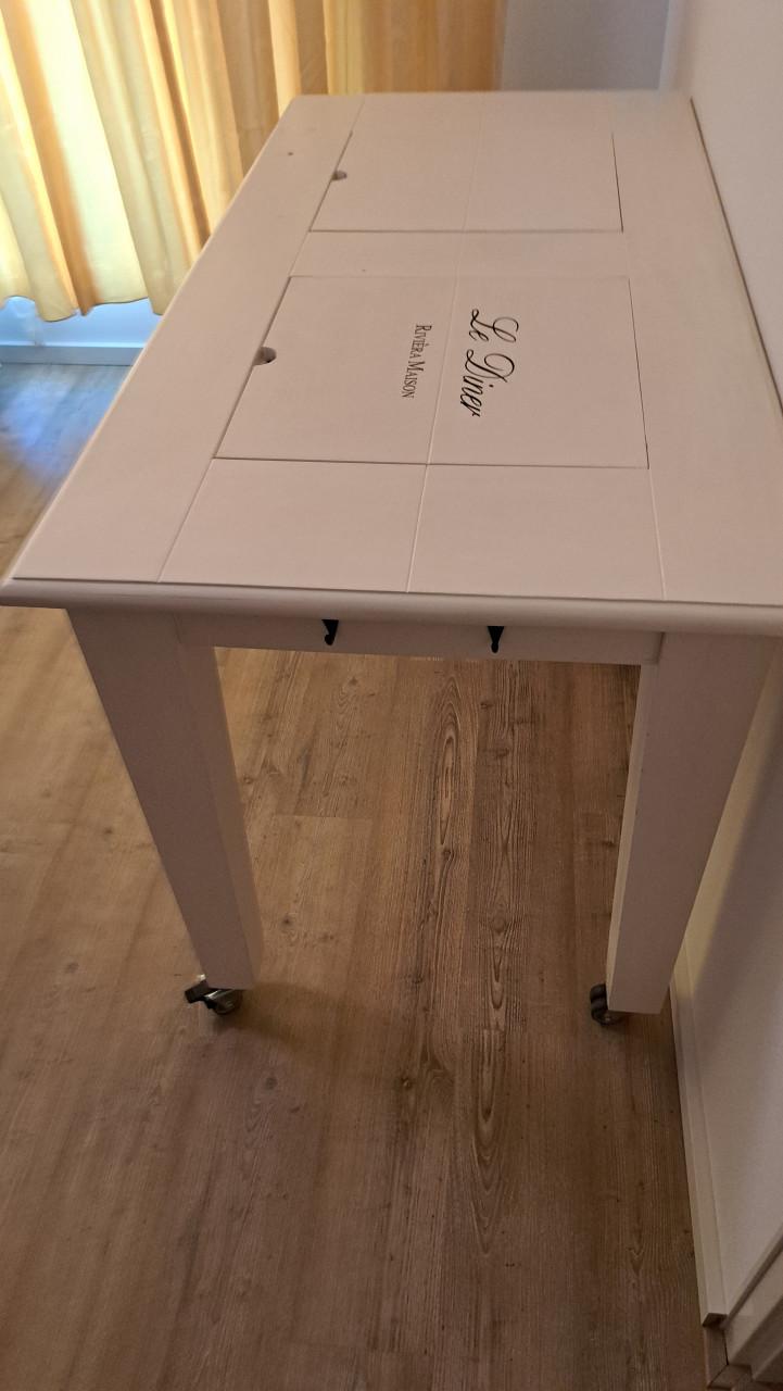 Rivièra Maison eettafel wit 150×75