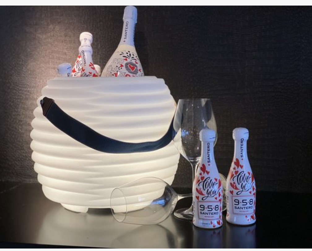Nieuw Coollux wijnkoeler, verlichting en bluetooth speaker