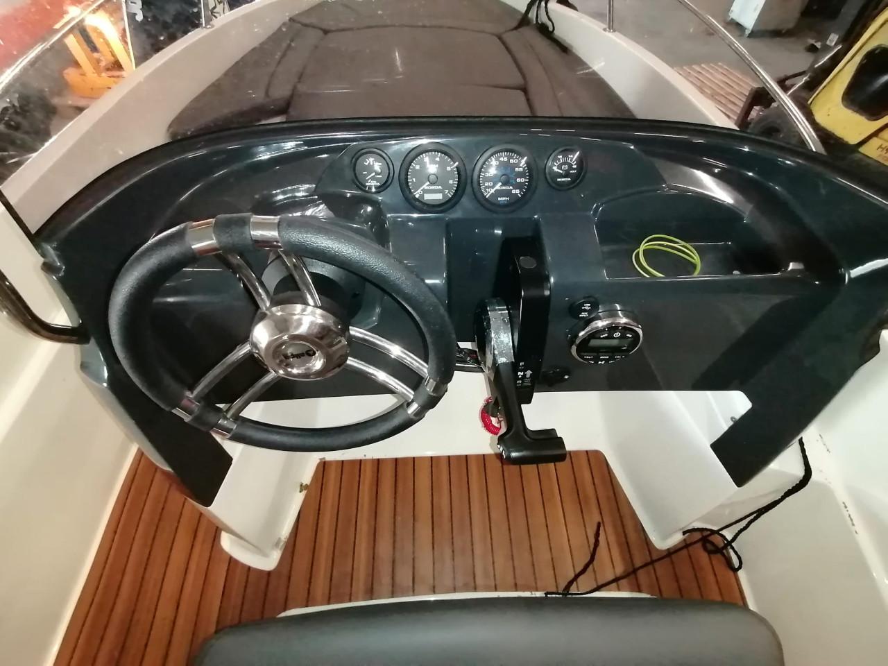 Prins 475 open consoleboot met trailer