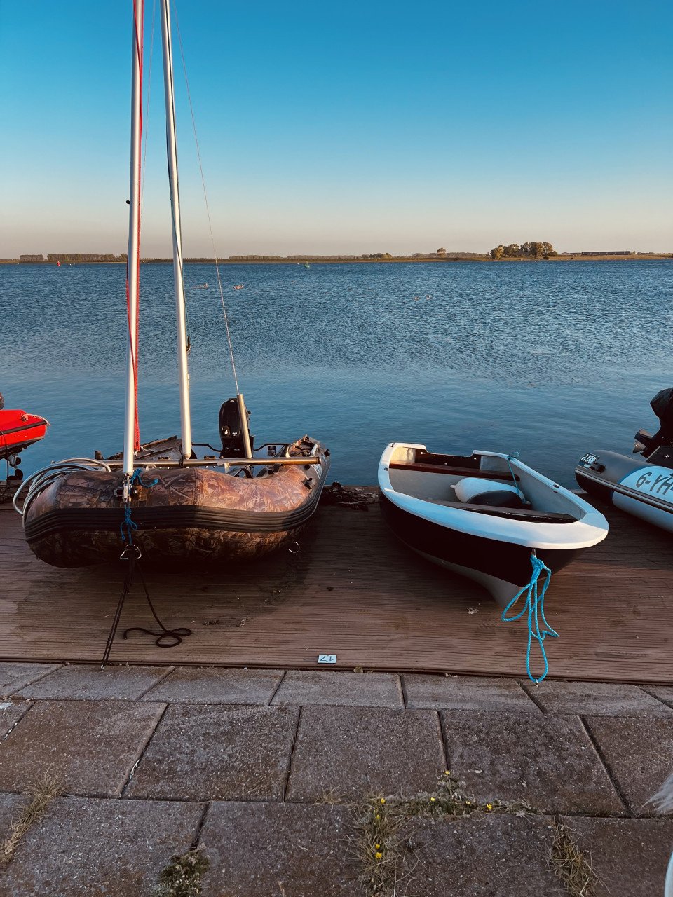 Polyester sloepje/vis/roeibootje