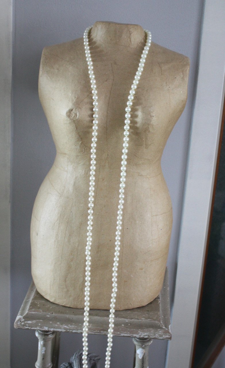 Witte parelketting