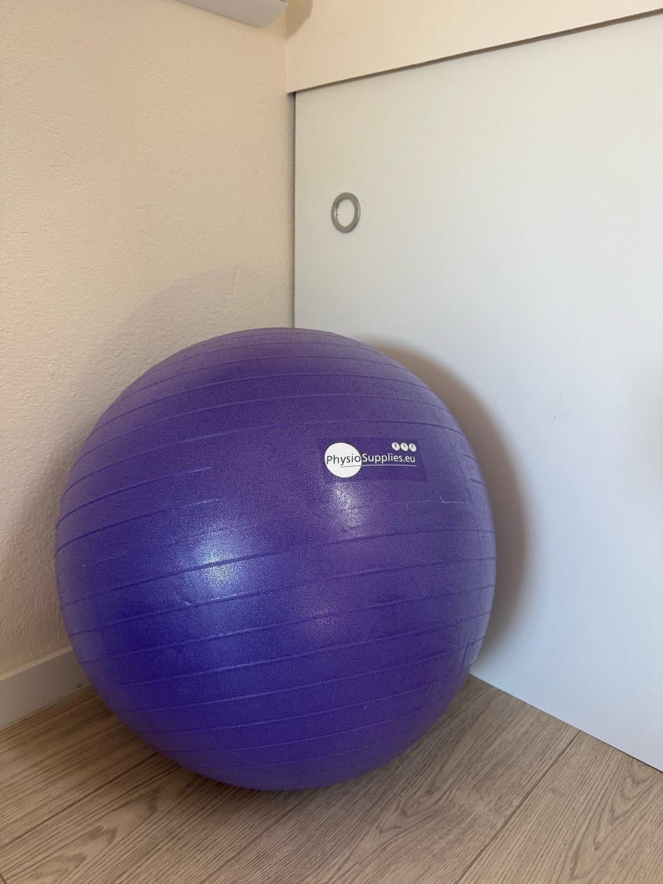 Fitnessbal paars 55cm nieuw