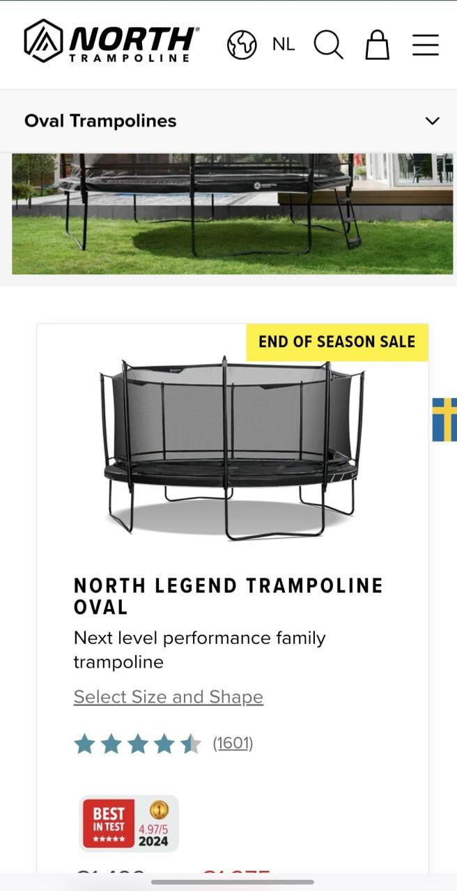 North trampoline