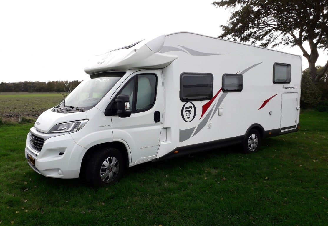 Elnagh Baron 73 uit 2018 met 56.000km in prima staat!