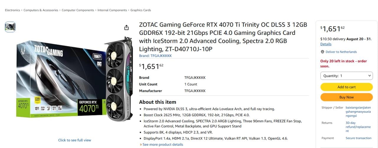 Monster Gaming PC | i9 11900K - RTX 4070 TI - 32GB - SSD/HDD