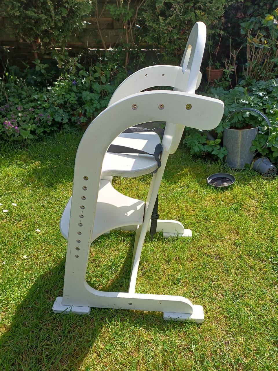 Houten kinderstoel meegroeimodel 0 - 6 jaar