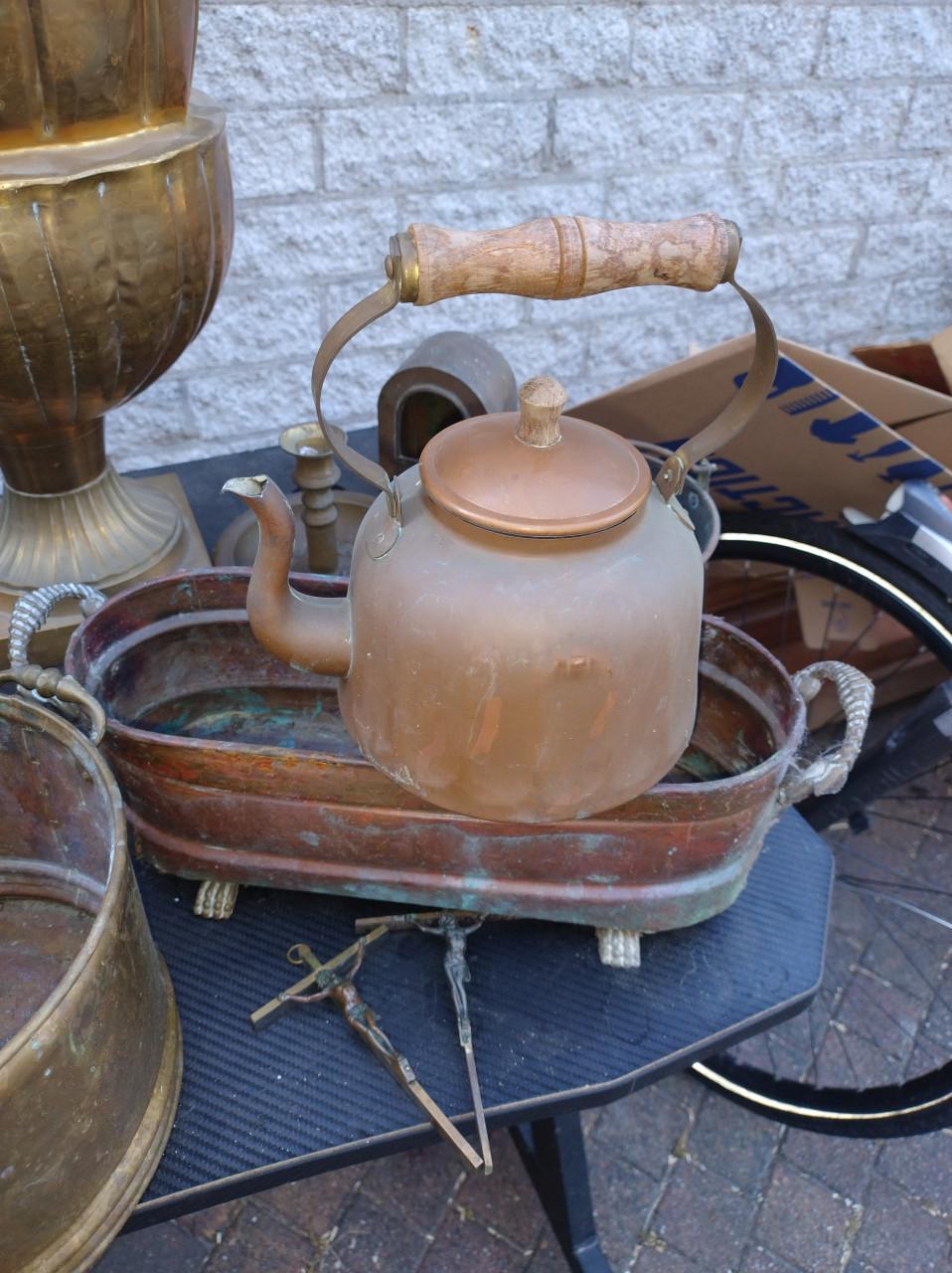 Koperen en bronzen potten
