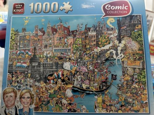 Puzzel koningsdag Amsterdam