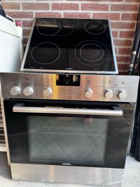Siemens inbouw oven + keramische kookplaat set  11,4 kW  krachtstroom