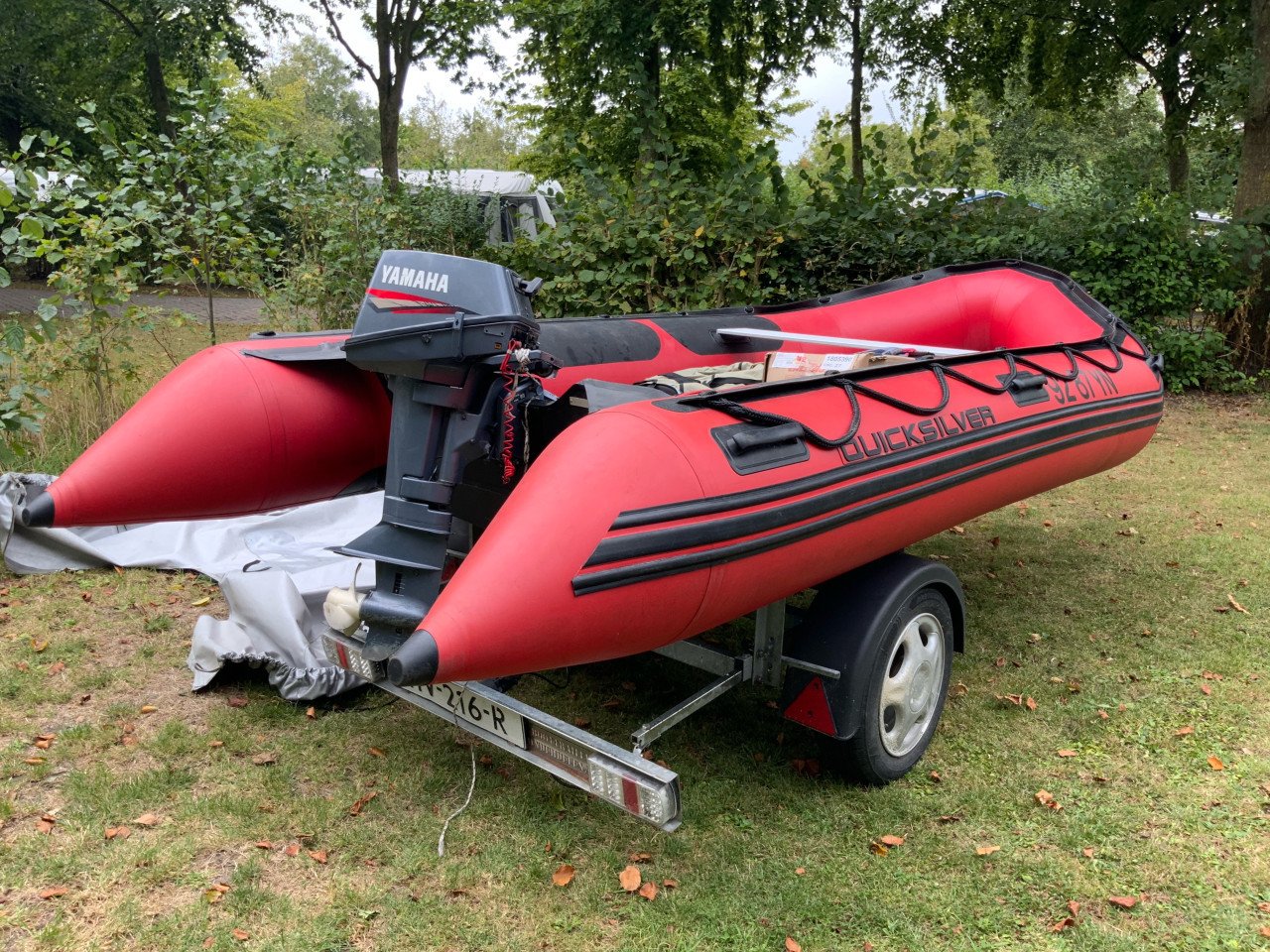 Te koop quicksilver 420 met trailer