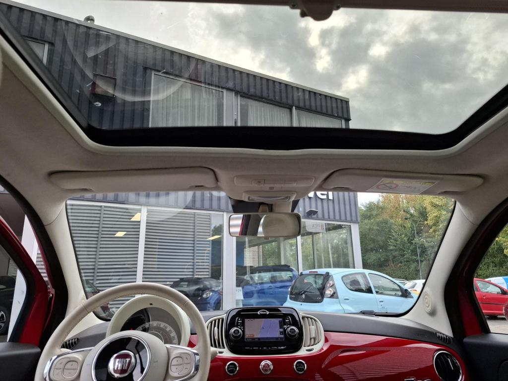 Fiat 500 twinair turbo collezione glazen schuifdak/nav/lmv