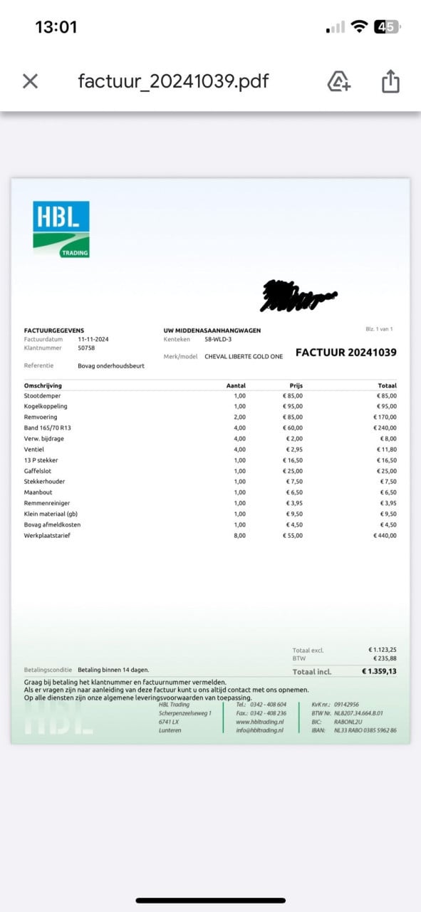 Prachtige volledig aluminium 1.5 paards Cheval Liberte