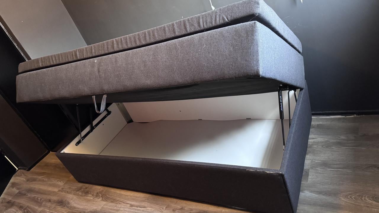 1persoons bed boxspring