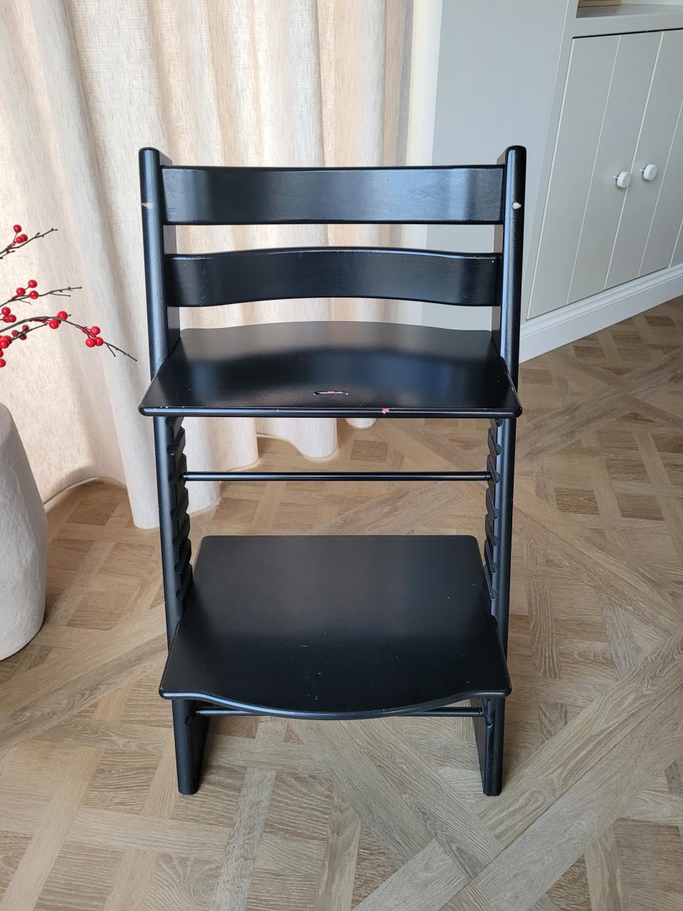 Stokke tripp trapp nieuw model zwart