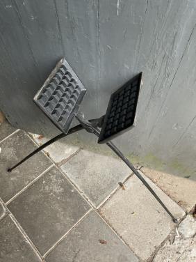 Antiek wafelijzer