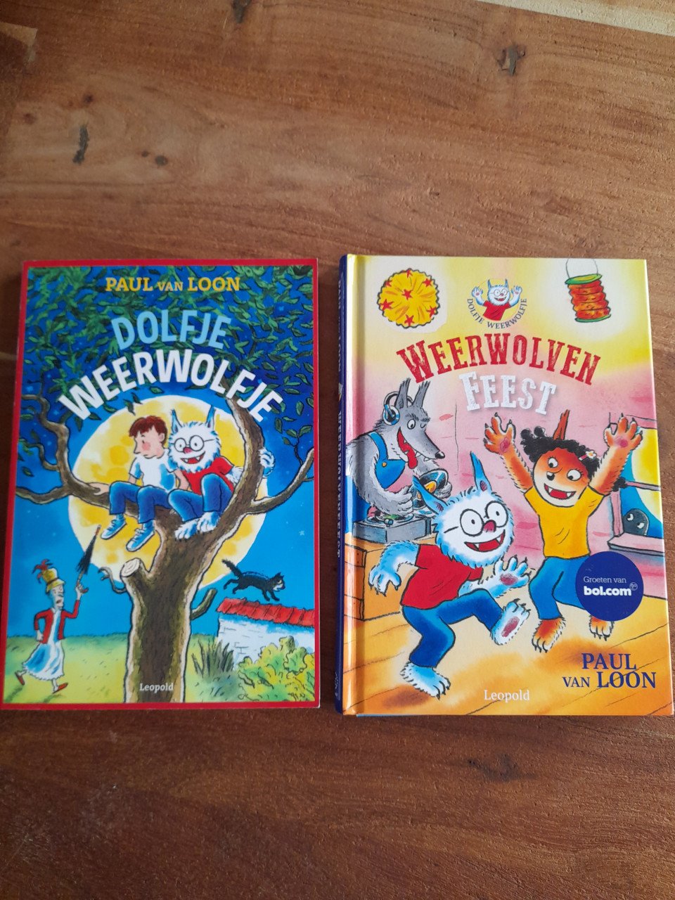 Kinderboek Dolfje Weerwolfje (2 stuks)