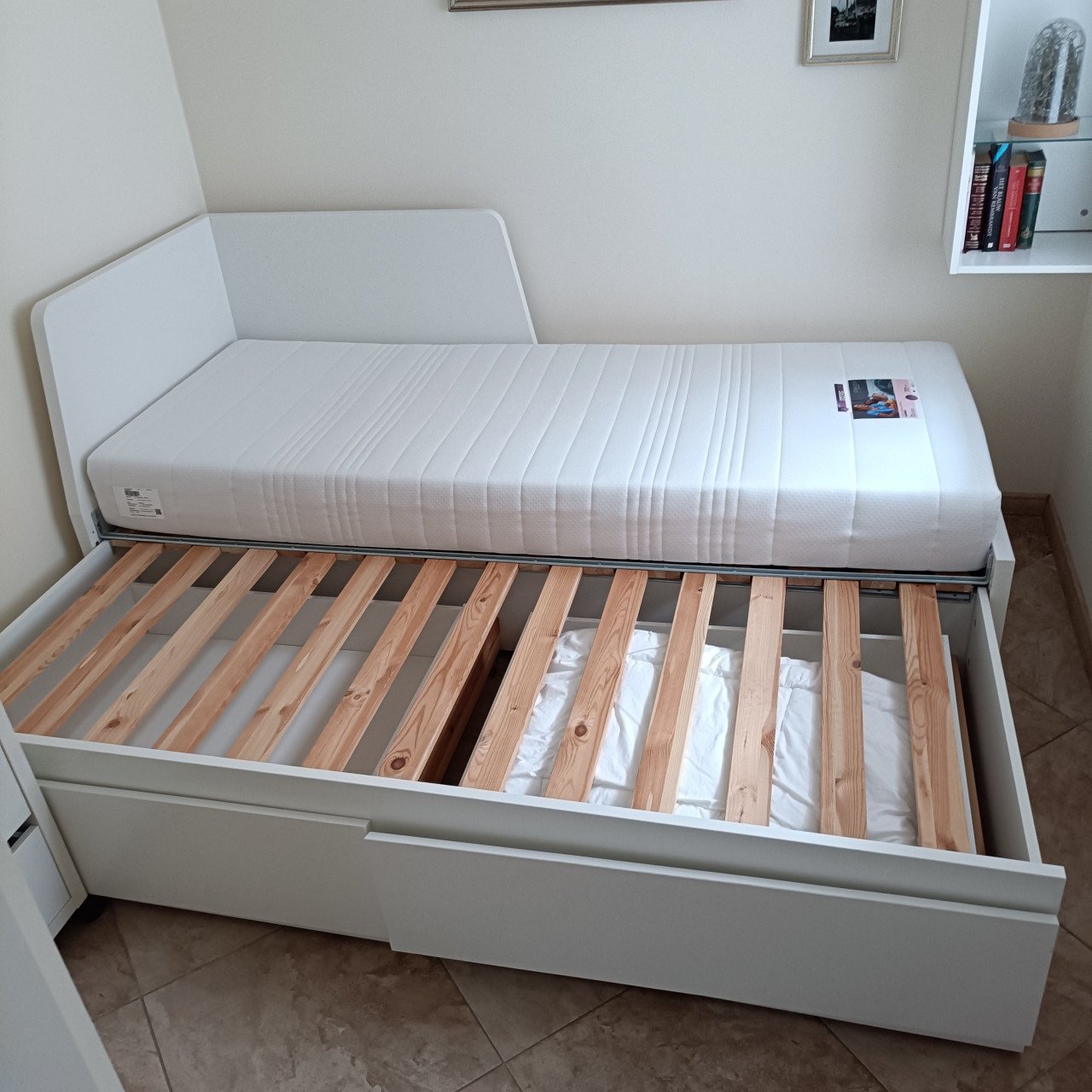 Uitschuifbaar bed Ikea Flekke
