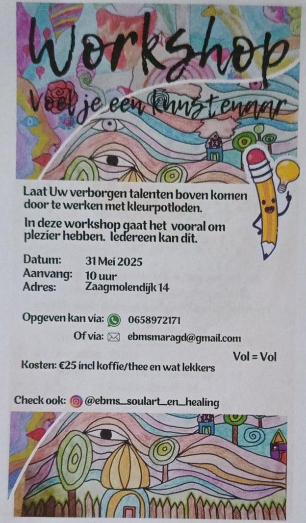 Workshop "Voel je een kunstenaar"