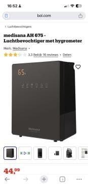 Luchtbevochtiger Medisana