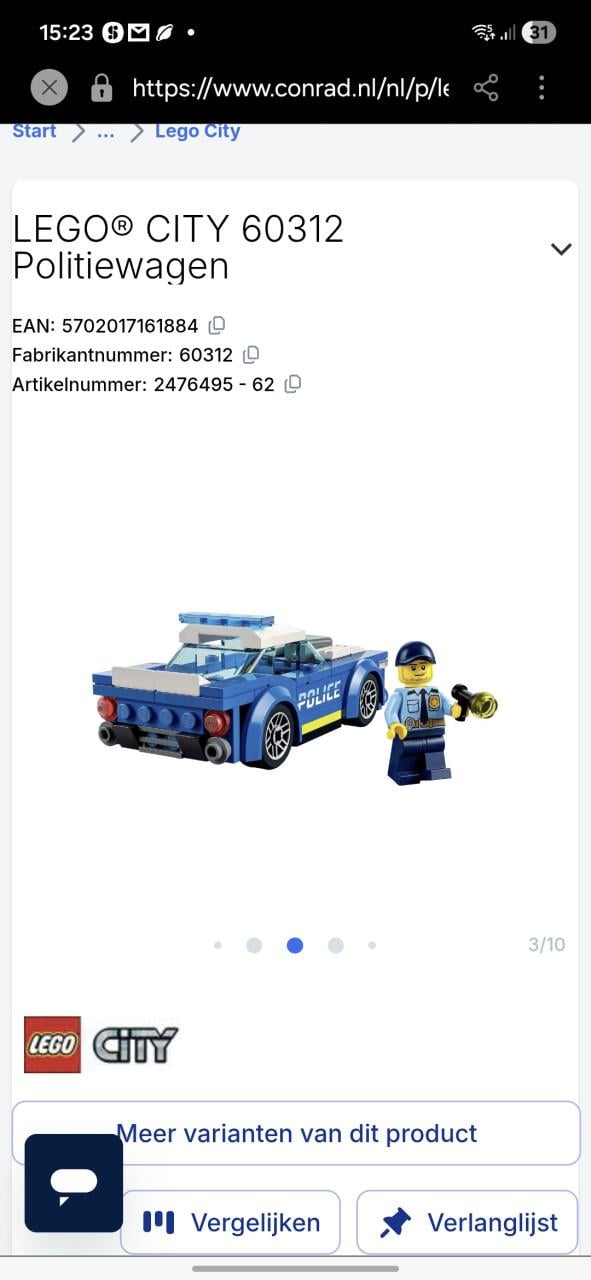 Lego City 60312