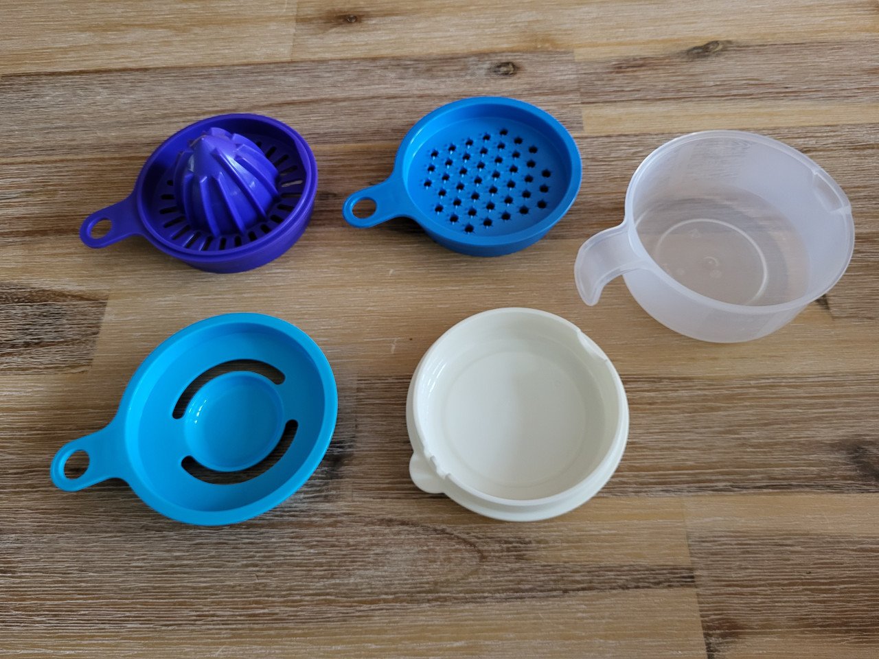 Tupperware set ongebruikt