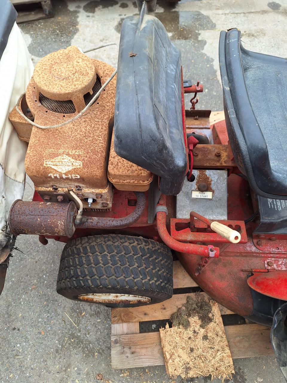 Snapper zitmaaier opknapper/ loop of sloop