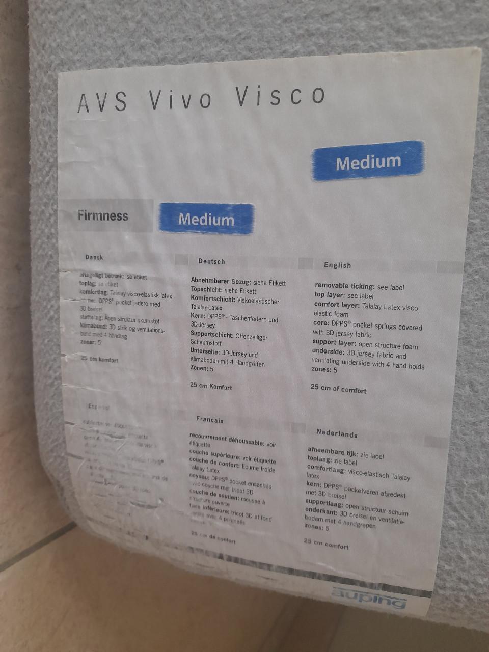 Auping matras medium 90 x 200 x 25 (in goede nette staat )