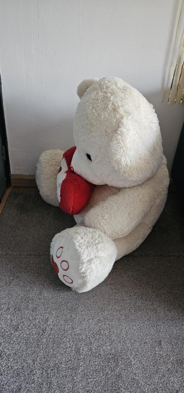Knuffelbeer met hart xxl