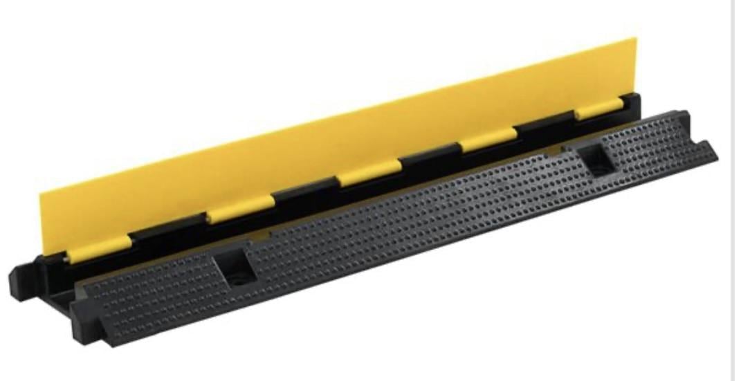 2 x nieuwe kabelgoot / drempel ( per stuk 1 meter )