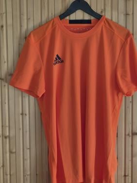 30 org adidas oranje sport shirts nieuw