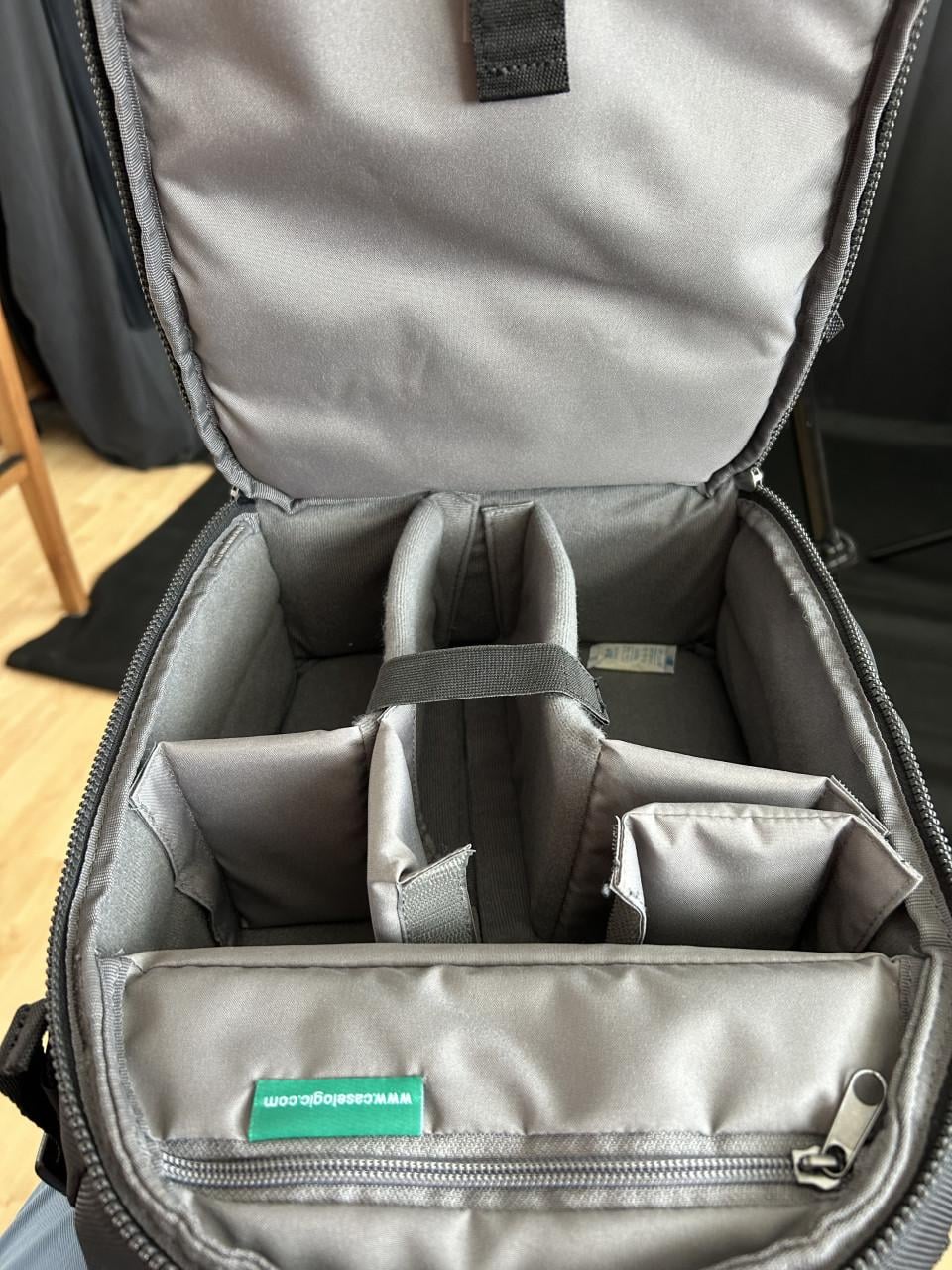 Nieuwe kamera rugtas