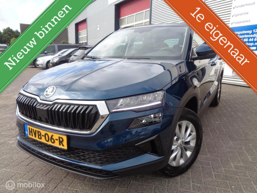 Skoda Karoq 1.0 tsi business edition/airco/stoel+stuur verw/full led/apple 