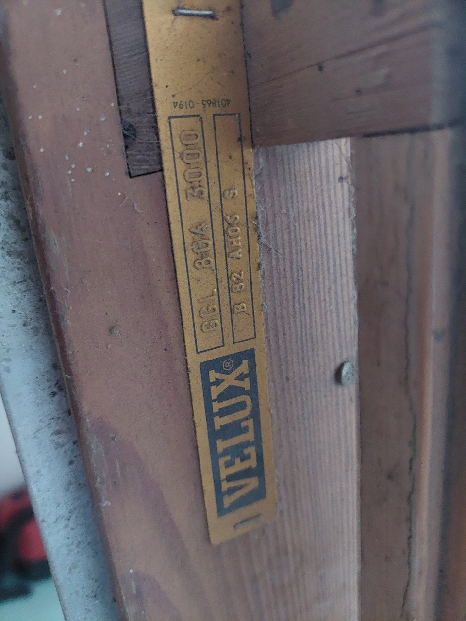 Velux dakraam.
