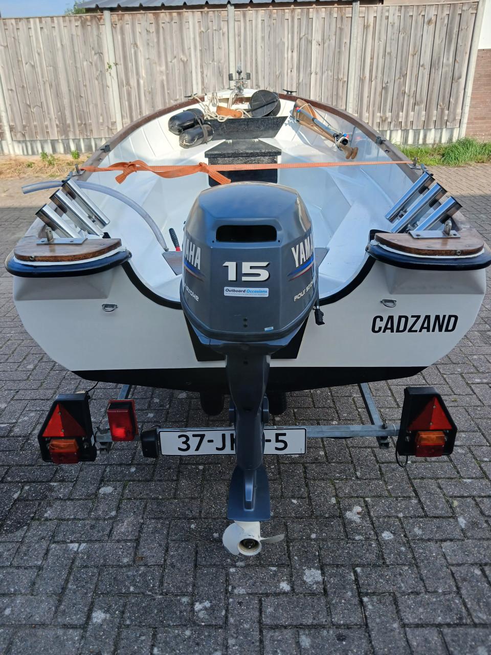 Boot With 480 met yamaha 15pk 4 takt en trailer