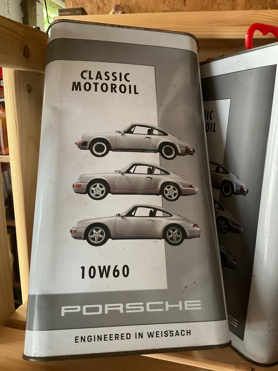 Porsche classic olieblikken