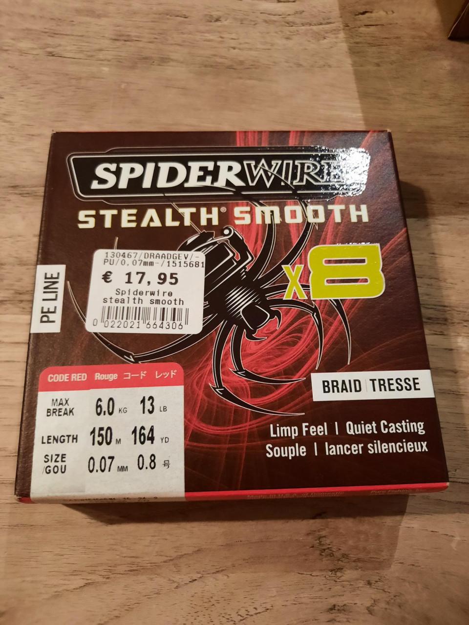 Spiderwire gevlochten lijn