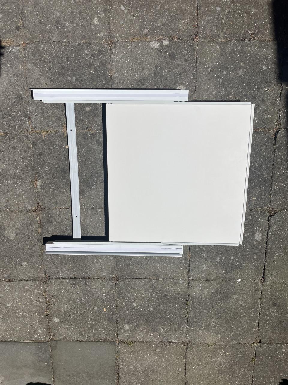 Tussenstuk met lade voor wasmachine/droger opbouw