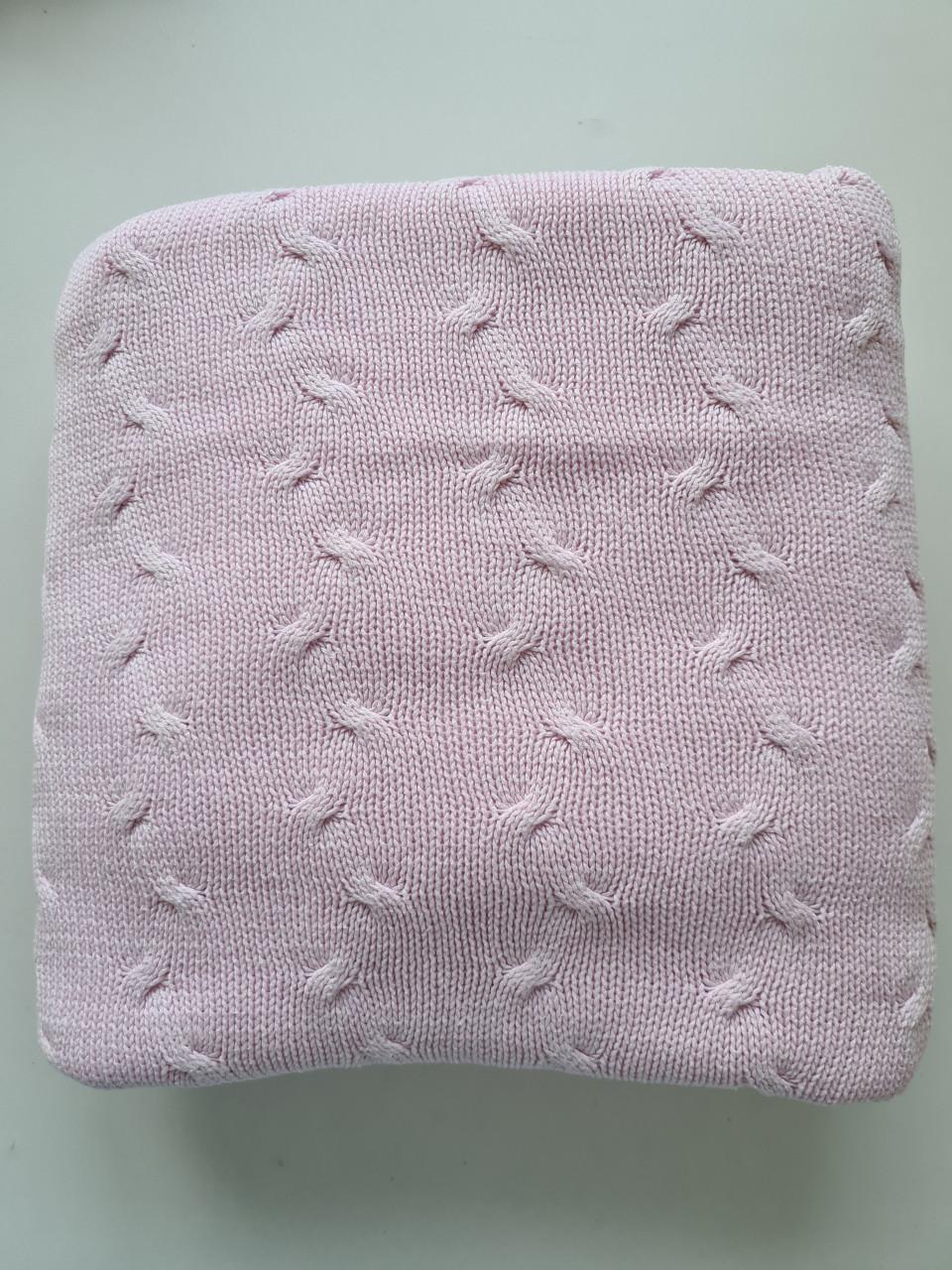 Roze katoen gebreide deken van Baby's Only 90X70