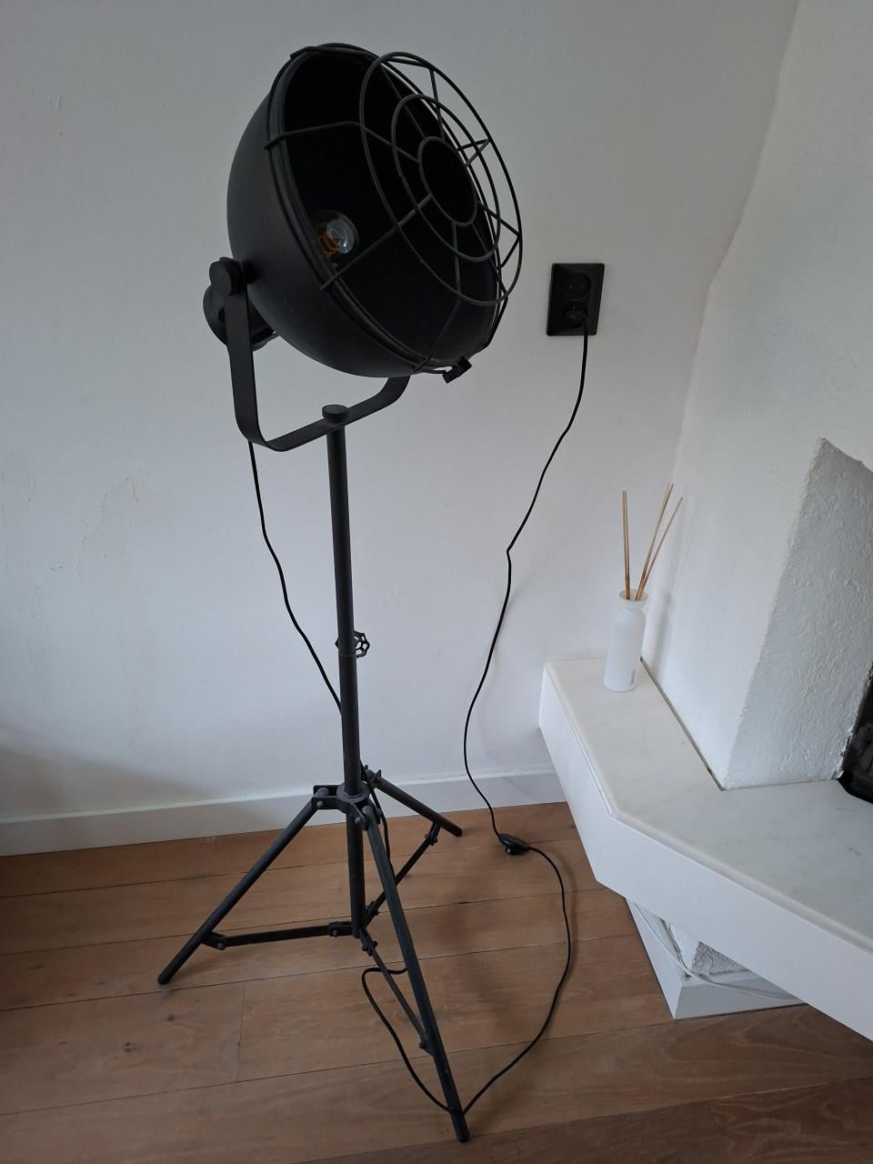Industriële sta lamp