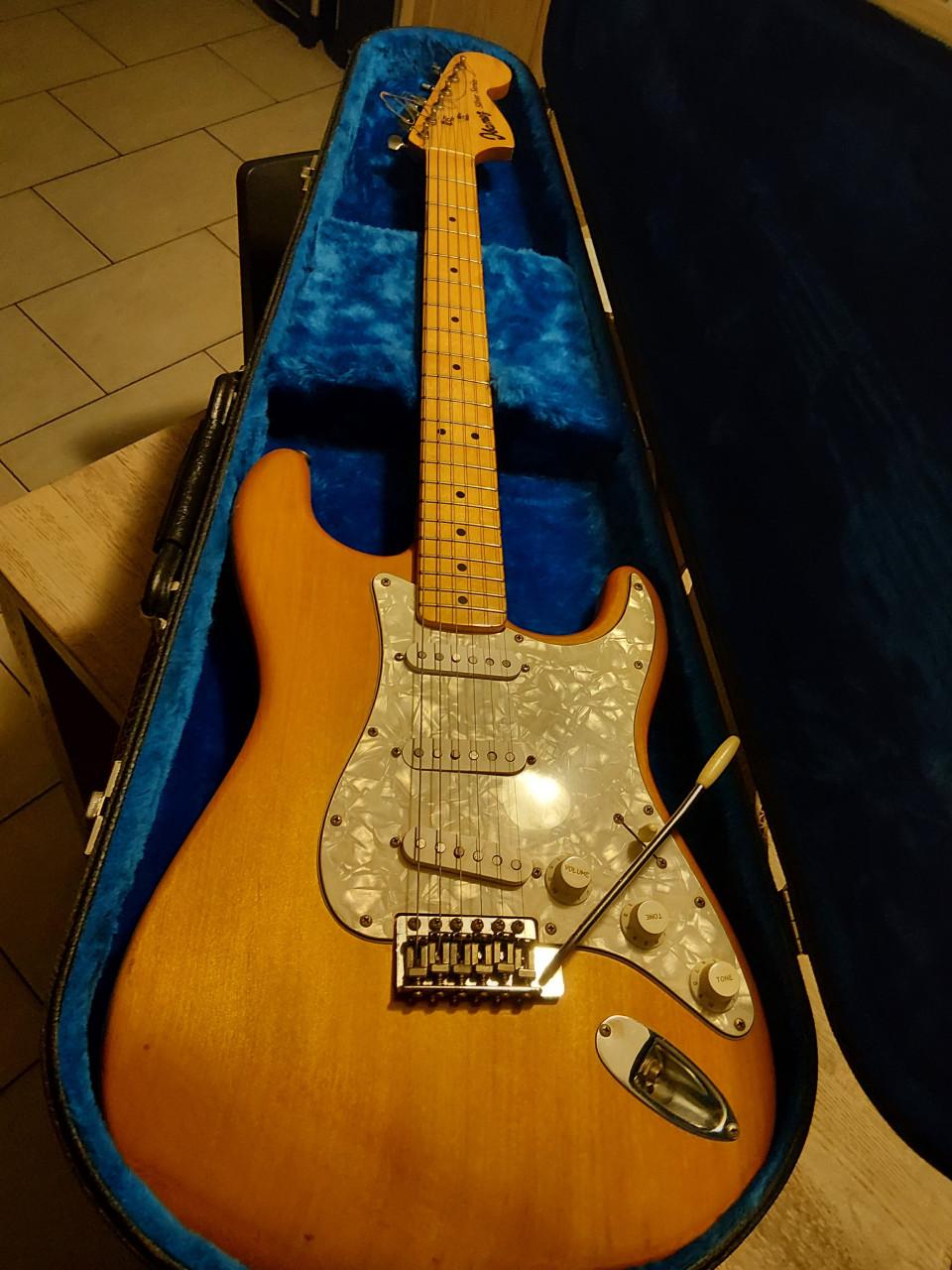 Volledig originele Ibanez Silver Series Stratocaster (Model 2655ZB)