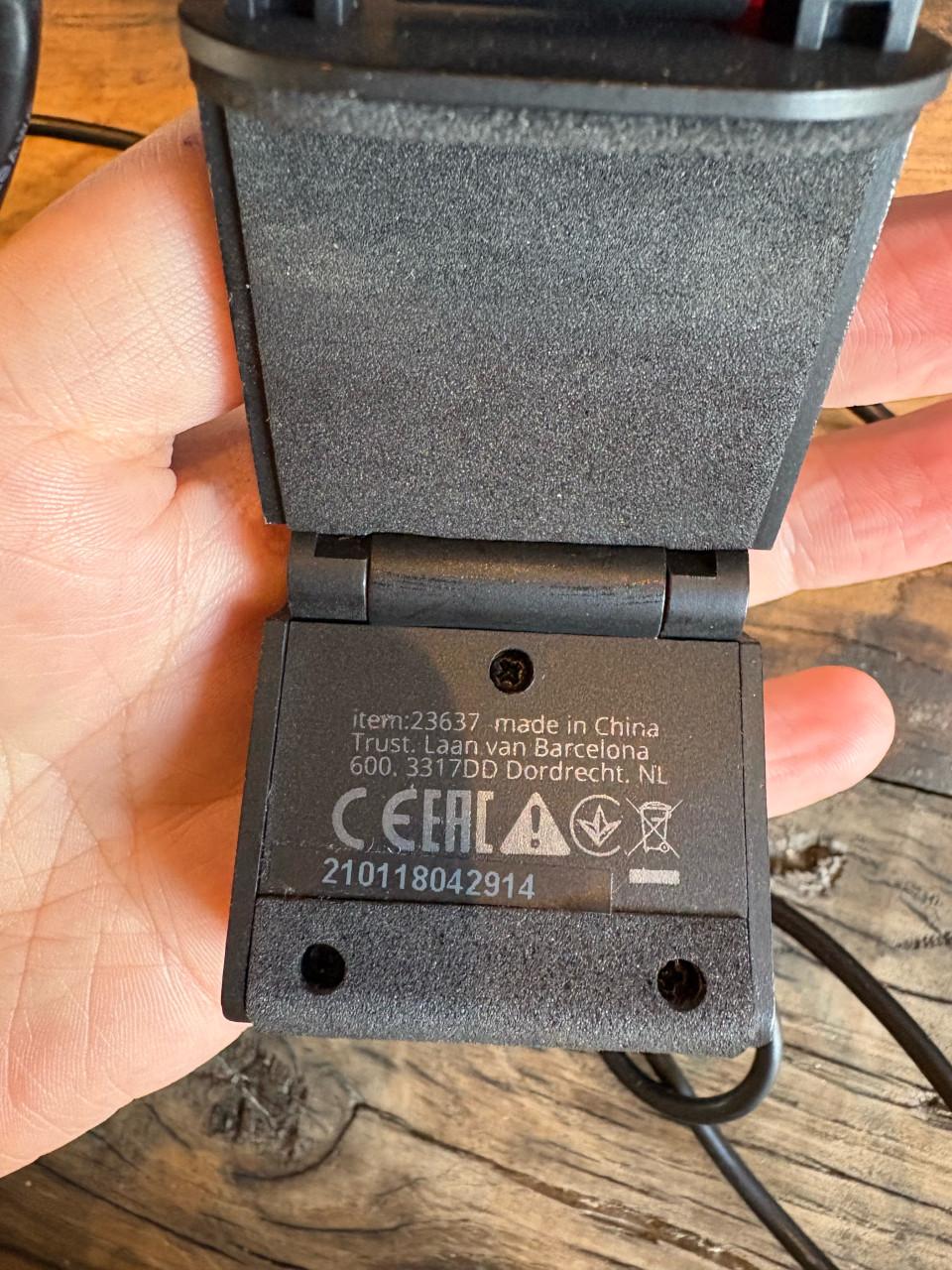 Trust Webcam 23637 met privacy schuif!