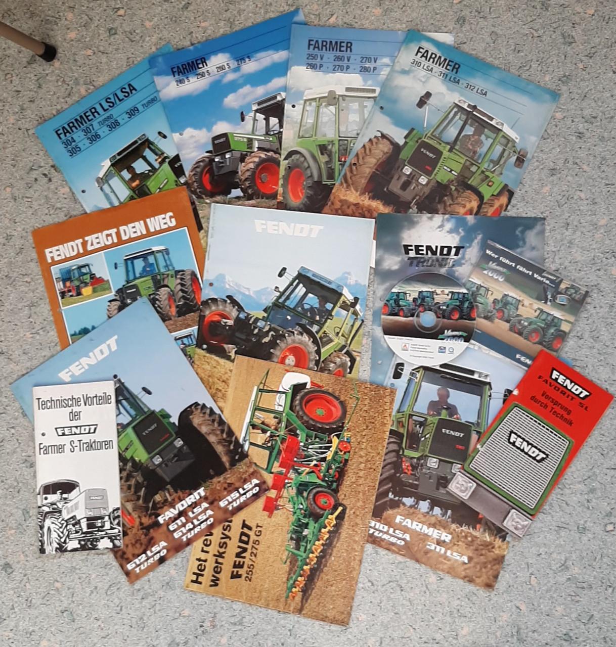 Folders+DVD Fendt tractor
