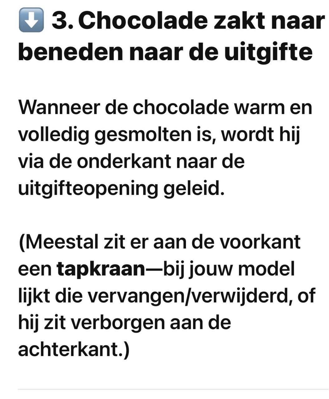 Chocolademelk dispencer Quamar