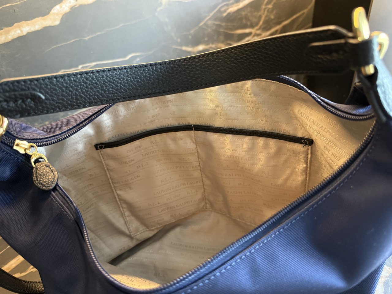 Nieuwe handtas donkerblauw