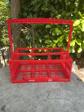 Vintage flessenrek Coca Cola / ESSO