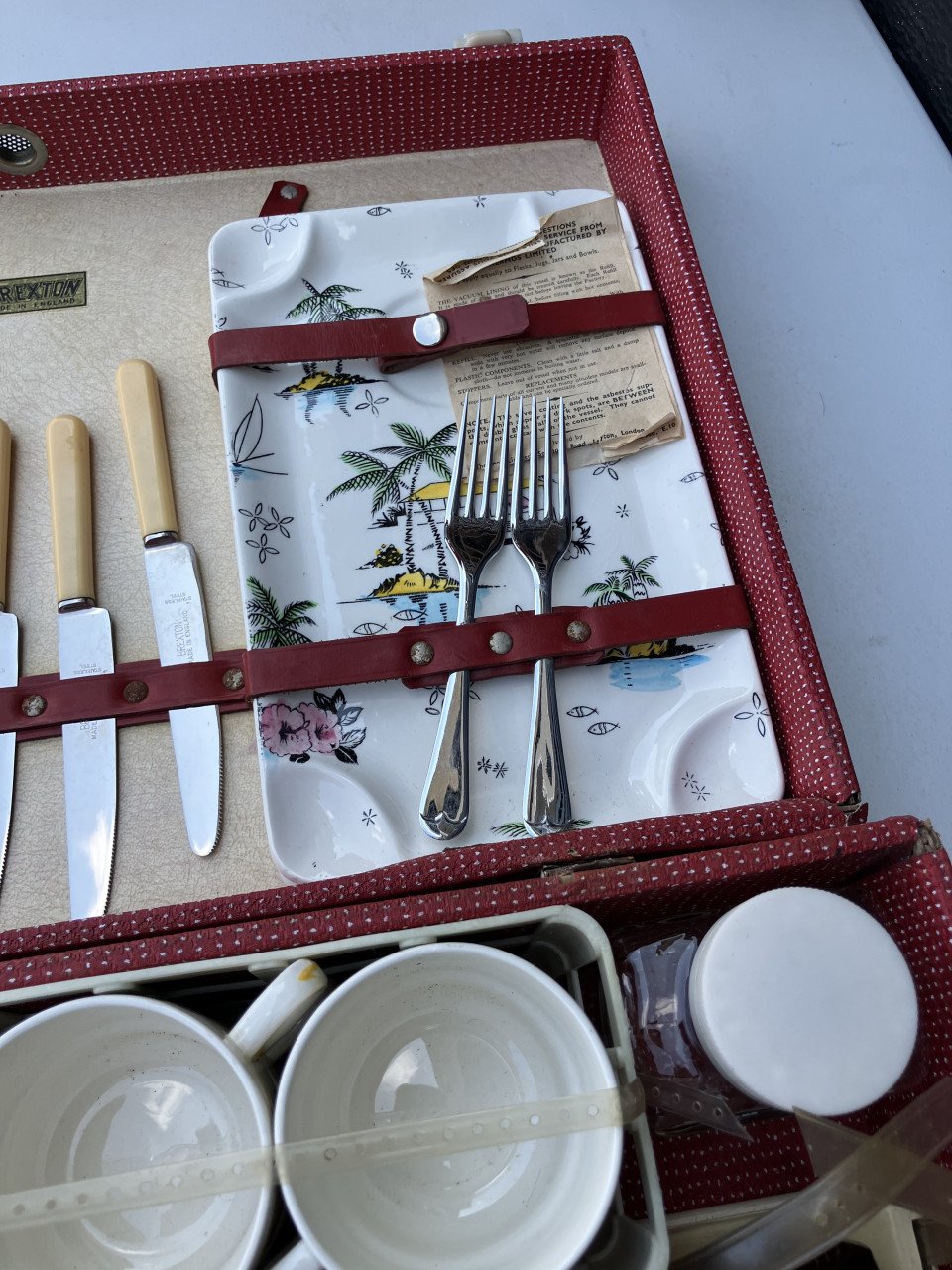 Picknickkoffer voor oldtimer