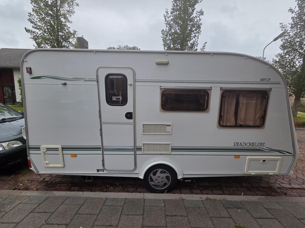 Elddis shadiwline 405cp met enduro mover en fietsenrek