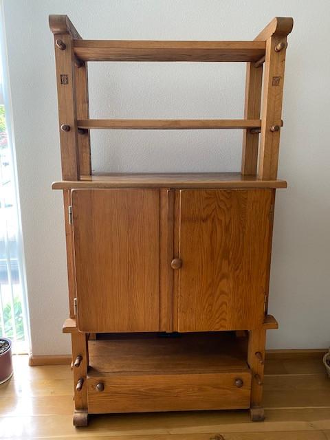 Handgemaakte massief eiken kaas/tv kast Uniek, slechts 1 stuk van gemaakt